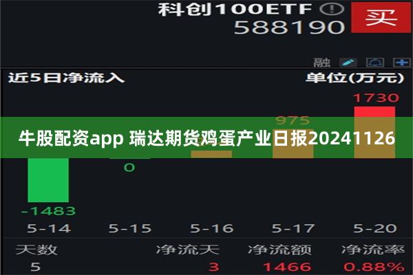 牛股配资app 瑞达期货鸡蛋产业日报20241126